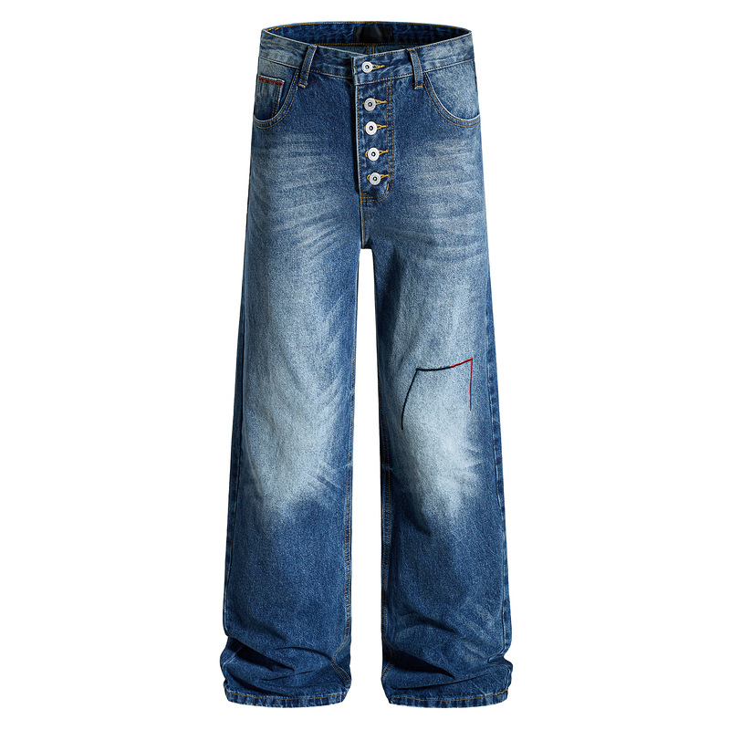 Fashion sports loose jeans