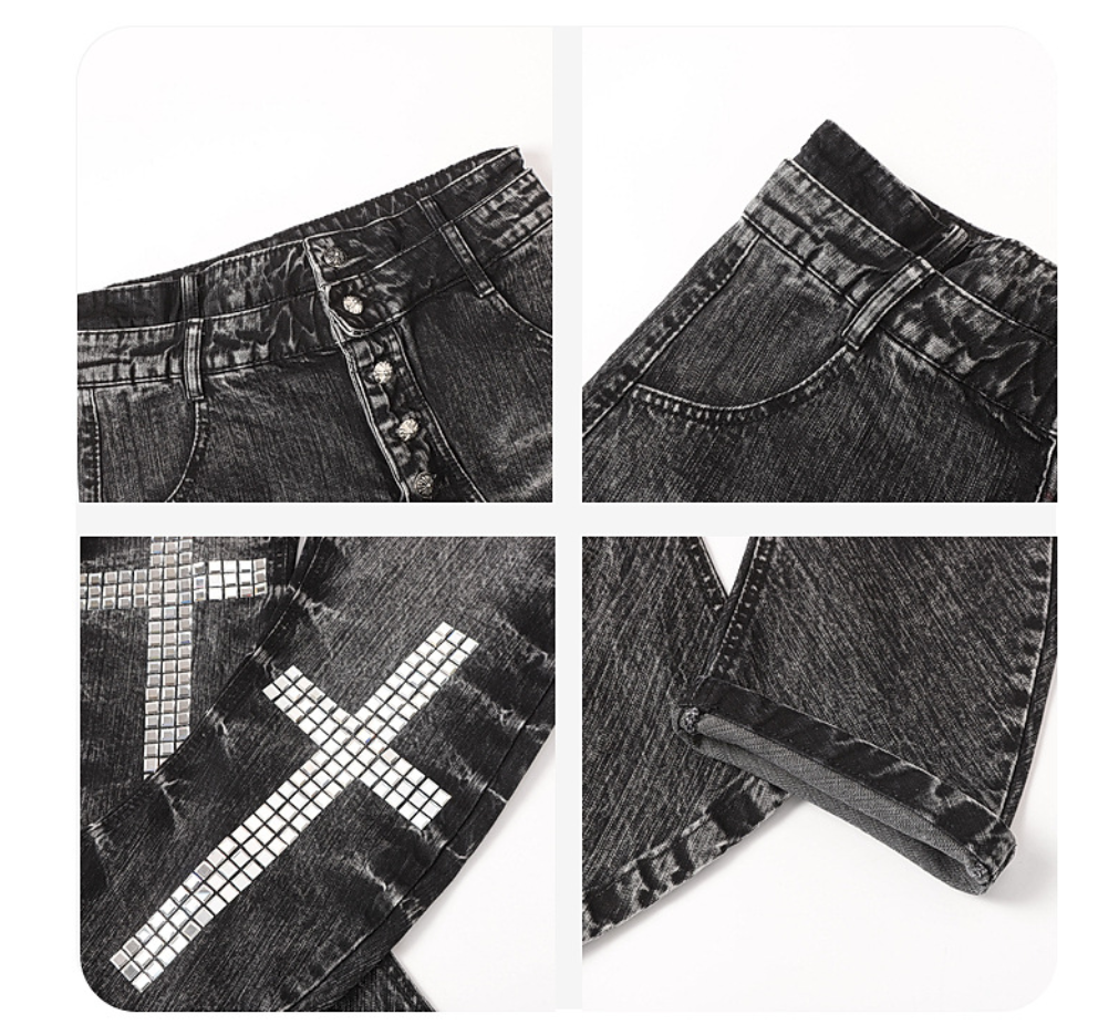 Fashion sports loose jeans