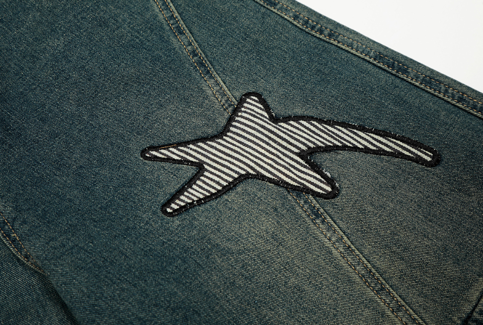 Fashion sports loose jeans