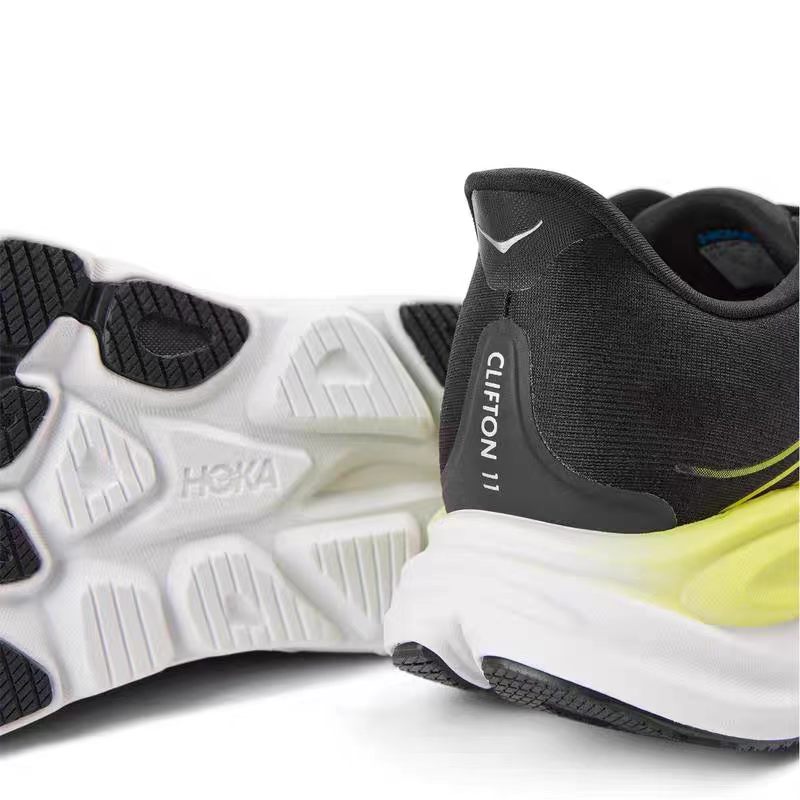 HOKA Men's Clifton 11 Cushioned Running Shoes