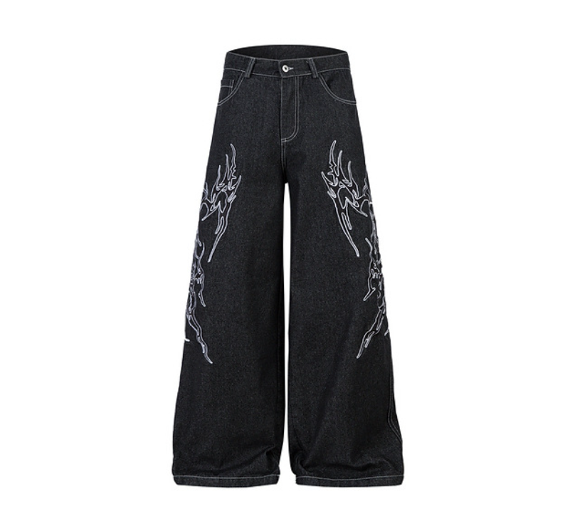 Fashion sports loose jeans