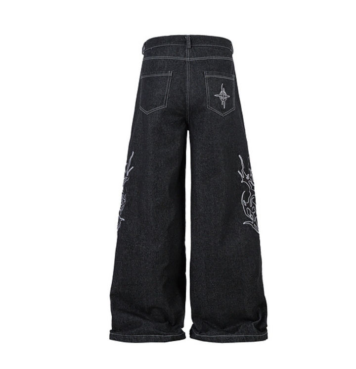 Fashion sports loose jeans