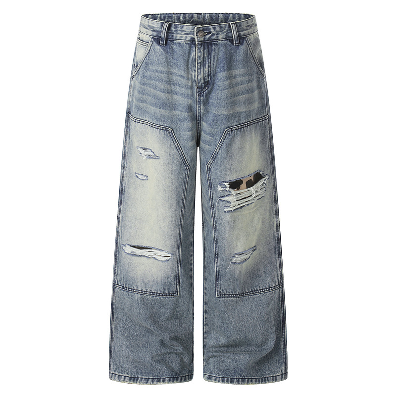 Fashion sports loose jeans