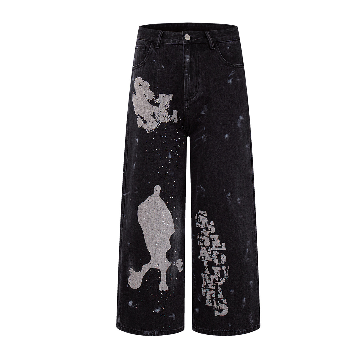 Fashion sports loose jeans