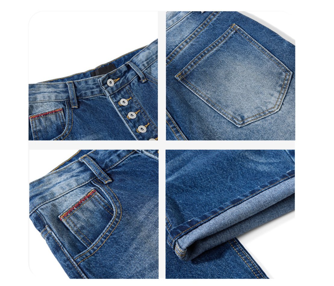Fashion sports loose jeans